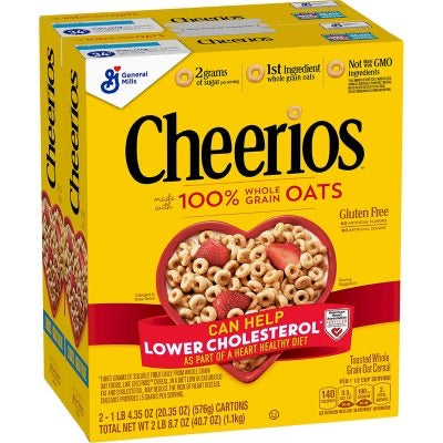 465986 Cheerios Gluten-Free Cold Cereal (20.35 oz., 2 pk.)