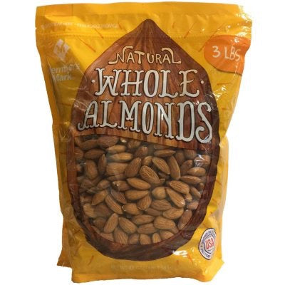 554470 Member's Mark Whole Almonds (3 Ibs.)
